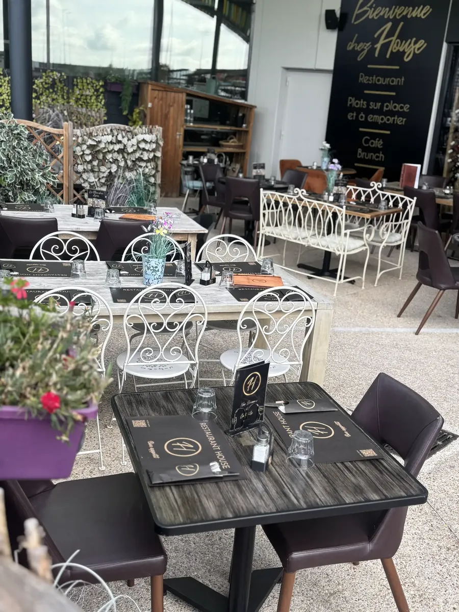 Terrasse fleurie