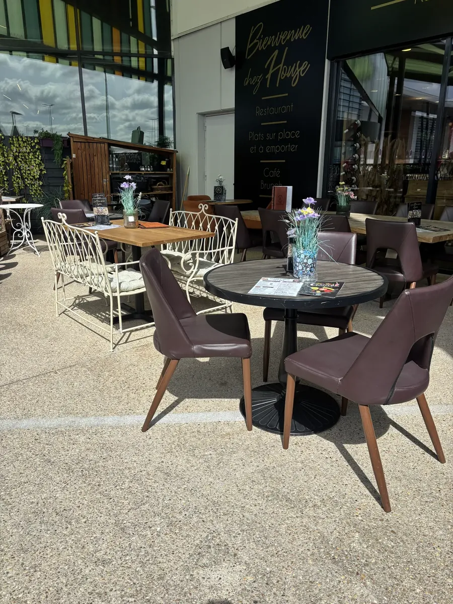 Vue sur la terrasse