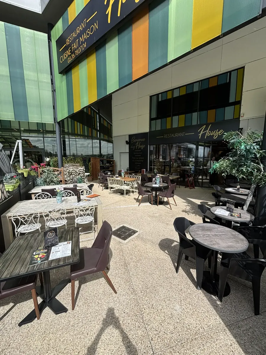 Terrasse en enfilade